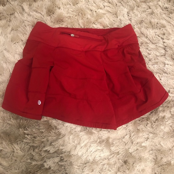 Lululemon Athletica Skirts Red Lululemon Skirt Poshmark